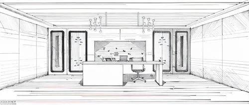 hallway space,computer room,cabinetry,working space,study room,secretary desk,conference room,kitchen design,modern office,sci fi surgery room,ufo interior,office line art,walk-in closet,architect pla