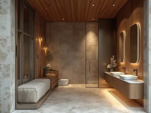 luxury bathroom,modern minimalist bathroom,bath room,bathroom,travertine,amanresorts,ensuite,washroom,bagno,hammam,luxury home interior,interior modern design,banyo,marazzi,barrooms,limewood,contemporary decor,lavatory,hamam,interior design,Photography,General,Realistic