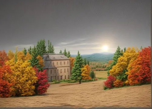 autumn background,autumn landscape,landscape background,colored pencil background,fall landscape,autumn scenery,autumn idyll,home landscape,autumn theme,3d background,birch tree background,autumn camper,fall picture frame,autumn frame,rural landscape,background view nature,mountain scene,fantasy picture,round autumn frame,background image,Common,Common,Natural