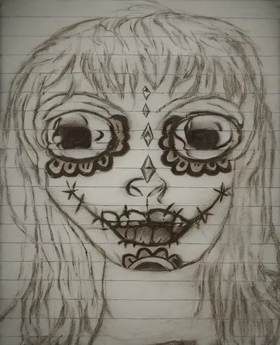 la calavera catrina,la catrina,calavera,doll's facial features,woman face,woman's face,female face,voodoo woman,day of the dead frame,calaverita sugar,scary woman,sugar skull,doll face,doll head,catrina calavera,inca face,girl drawing,self portrait,scull,line face