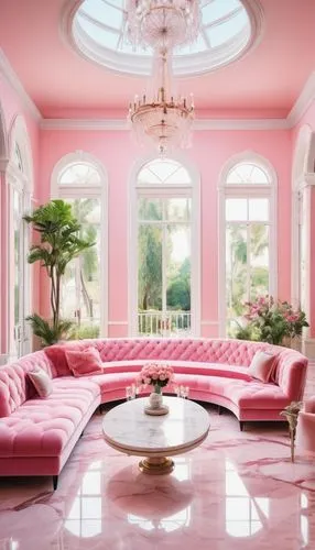 dreamhouse,pink chair,great room,opulently,ornate room,interior design,color pink white,pink leather,opulent,luxury home interior,sitting room,soft pink,living room,palatial,color pink,pink glazed,soft furniture,baby pink,poshest,breakfast room,Conceptual Art,Graffiti Art,Graffiti Art 04