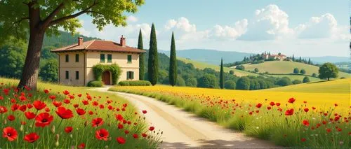 landscape background,toscane,tuscany,home landscape,toscana,meadow landscape