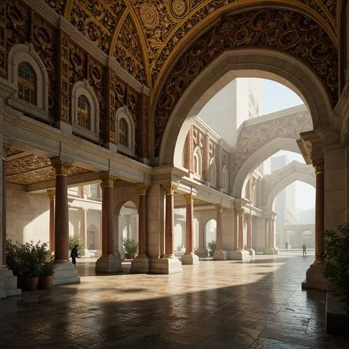 theed,sapienza,arcaded,venetian,vittoriano,cochere,kunsthistorisches museum,rome 2,archways,colonnades,naboo,louvre,render,lateran,europe palace,arcades,umayyad,umayyad palace,archly,medinah