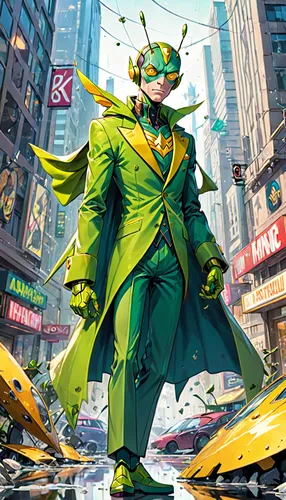 mantis,frog man,frog king,patrol,grasshopper,frog background,cell,katydid,bee,frog prince,kryptarum-the bumble bee,masquerade,teenage mutant ninja turtles,loukaniko,conductor,drone bee,green goblin,jiminy cricket,man frog,mayor,Anime,Anime,General