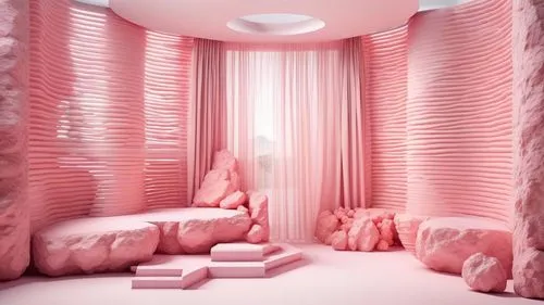 pink paper,the little girl's room,bedroom,ufo interior,bedrooms,sleeping room,beauty room,pink squares,soft pink,rooms,baby room,antechamber,great room,pink chair,bedchamber,interior design,children's bedroom,modern room,light pink,crepe paper