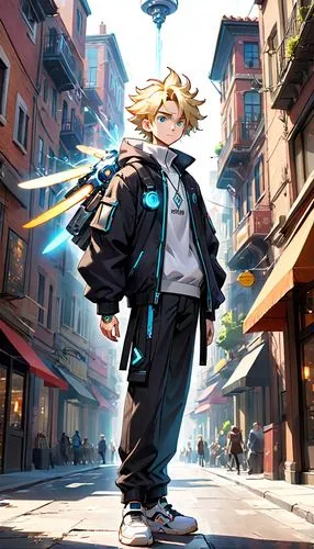 anime japanese clothing,tangelo,fullmetal alchemist edward elric,my hero academia,cg artwork,stylish boy,boruto,cloud,would a background,anime cartoon,heavy object,skater,a pedestrian,background images,street sports,delivering,gangneoung,naruto,axel jump,clean background,Anime,Anime,Cartoon