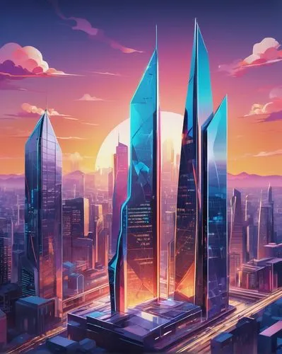 cybercity,futuristic landscape,cybertown,cyberport,skyscrapers,cityscape,city skyline,megapolis,megacorporation,supertall,cyberworld,fantasy city,skylstad,capcities,skyscraping,skycraper,monoliths,skyscraper,futuristic architecture,cityzen,Unique,Design,Logo Design