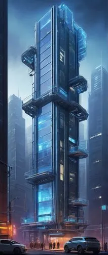 skyscraper,cybertown,the skyscraper,cybercity,futuristic architecture,cyberport,arcology,electric tower,residential tower,skyscraper town,lexcorp,skyscraping,urban towers,steel tower,high-rise building,ctbuh,skyscrapers,highrises,pc tower,high rises,Illustration,Paper based,Paper Based 22