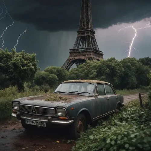 orage,car wallpapers,tormentine,lightning storm,lightning strike,french digital background,stormier,parigi,trabant,thunderstruck,triumph tr 6,lightning,thundershower,thunderstreak,eiffel tower,paris,autobianchi,lightening,the eiffel tower,storms,Photography,General,Cinematic