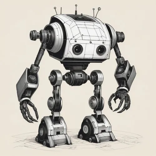 minibot,ballbot,droid,mechanoid,robot,chatterbot,Illustration,Vector,Vector 08