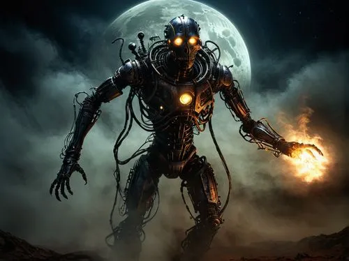 endoskeleton,avp,humanoid,nyarlathotep,guyver,nekron,Illustration,Realistic Fantasy,Realistic Fantasy 33