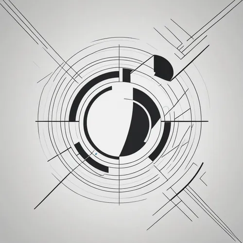 Compose a minimalist Android wallpaper with clean lines and a monochromatic color scheme,gray icon vectors,circle design,automotive piston,wireframe graphics,dribbble icon,tape icon,gps icon,vector gr