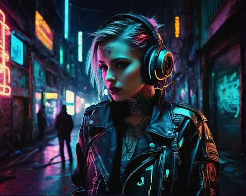 cyberpunk,neon lights,neon light,punk,headphones,neon,headphone,streampunk,wireless headphones,grunge,music background,electro,listening to music,music player,wireless headset,audio player,80s,nerve,electronic music,futuristic,Photography,Documentary Photography,Documentary Photography 15