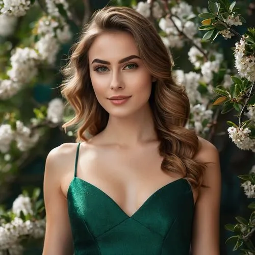 floral background,beautiful girl with flowers,white floral background,green dress,flower background,in green,floral,spring background,tulip,tulip white,girl in flowers,linden blossom,magnolia,green background,magnolias,victoria lily,tulips,with roses,green and white,elegant,Photography,General,Fantasy