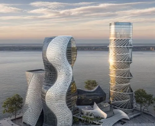 soumaya museum,elbphilharmonie,futuristic architecture,futuristic art museum,hudson yards,hotel barcelona city and coast,building honeycomb,chongqing,honeycomb structure,steel tower,residential tower,helix,xiamen,dalian,wuhan''s virus,chinese architecture,hongdan center,tianjin,renaissance tower,glass facade,Architecture,Skyscrapers,Modern,Geometric Harmony