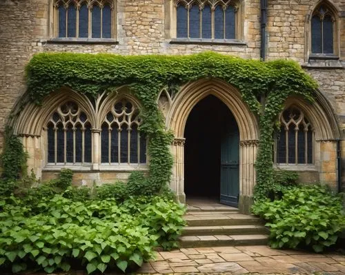 cloister,cloisters,courtyards,batsford,wadham,hidcote,doorways,courtyard,sudeley,doorway,priory,garden door,entrances,row of windows,buttresses,pointed arch,entranceway,charterhouse,house entrance,balliol,Illustration,Paper based,Paper Based 23