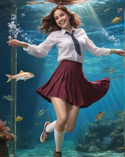 seaquarium,underwater background,photo session in the aquatic studio,school skirt,manaka,gillenwater,the sea maid,aquarium,meg,school of fish,cube sea,aquantive,rainie,tamanna,floricienta,gou,poki,kikkawa,seapaul,hara,Photography,General,Natural