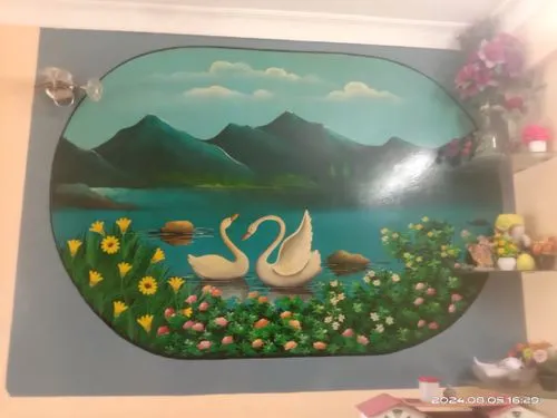 nursery decoration,children's room,floral and bird frame,baby room,wall decoration,kids room,wall decor,boy's room picture,children's bedroom,bird painting,wall painting,redecoration,easter décor,frame border illustration,redecorated,nursery,decoration bird,easter decoration,redecorating,khokhloma painting