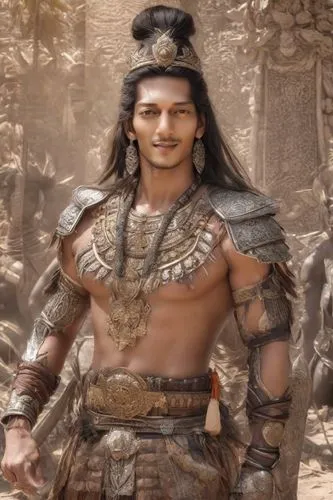 Warrior From indonesia, with crown,ramayan,shiva,ramayana,sangharaja,male character,barbarian,god shiva,warrior east,lord shiva,sikaran,yi sun sin,indian,jawaharlal,putra,surbahar,shaman,aladha,deva,b