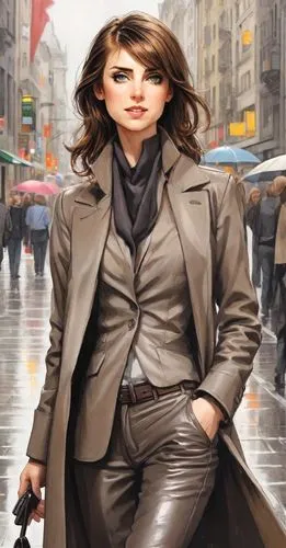 woman in menswear,woman walking,woman holding gun,white-collar worker,woman holding a smartphone,menswear for women,bussiness woman,businesswoman,female doctor,women fashion,stock exchange broker,spy,women clothes,pedestrian,sprint woman,a pedestrian,overcoat,policewoman,black coat,business woman,Digital Art,Comic