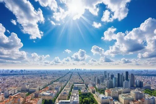 sunburst background,tianjin,skyscraping,cloud image,blue sky and clouds,city skyline,energy transition,towering cumulus clouds observed,blue sky clouds,microstock,skyscrapers,skylighted,nanjing,city scape,troposphere,partly cloudy,electrochromic,superabundance,lujiazui,sun in the clouds,Illustration,Retro,Retro 03