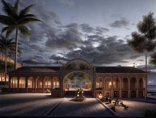 national cuban theatre,masjid jamek mosque,al nahyan grand mosque,marrakesh,star mosque,caravanserai,grand mosque,city mosque,train depot,3d rendering,university al-azhar,covered market,bandstand,the palm,muhammad-ali-mosque,king abdullah i mosque,masjid,plaza de armas,big mosque,hotel riviera