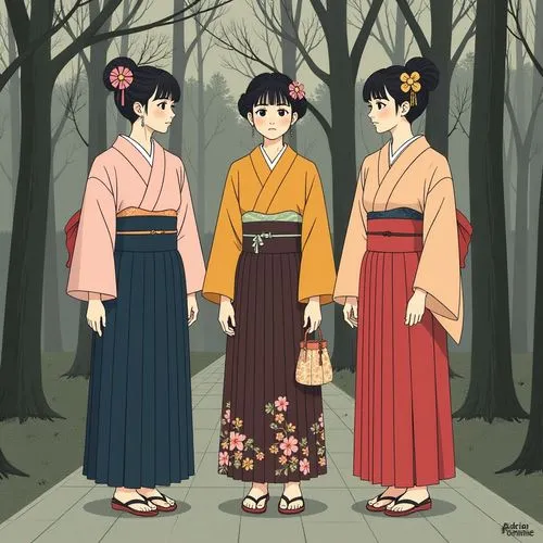 hakama,geishas,chuseok,geiko,kimonos,traditional clothes