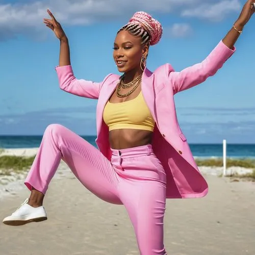 yoga,wellness coach,yoga pose,stretch out,breast cancer awareness month,pink beach,meditating,namaste,half lotus tree pose,breast cancer awareness,root chakra,heart chakra,pink lady,pink flamingo,kundalini,equal-arm balance,yoga mat,wellness,yoga class,miami