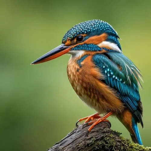 bird Common Kingfisher (Alcedo atthis) Martin-pêcheur d'Europe,river kingfisher,kingfisher,common kingfisher,eurasian kingfisher,alcedo,kingfishers,perched on a log,alcedo atthis,beautiful bird,giant 