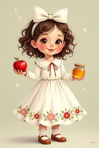 coffee tea illustration,vintage doll,milkmaid,dressup,coffee tea drawing,tea party collection