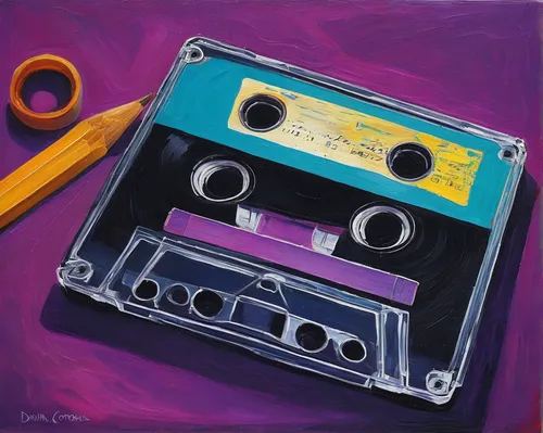 cassette tape,cassette,audio cassette,cassettes,microcassette,musicassette,radio cassette,casette tape,compact cassette,mix tape,cassette records3r,tape icon,tapes,magnetic tape,purple frame,cassette deck,tape,retro eighties,purple cardstock,retro music,Illustration,Realistic Fantasy,Realistic Fantasy 30