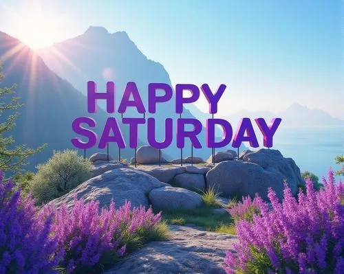 sat,make the day great,satruday,satuday,nature background,purple background