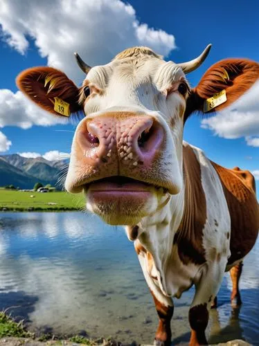 holstein cow,cow,moo,dairy cow,red holstein,vache,Photography,General,Realistic