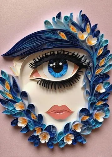 eyes makeup,peacock eye,art deco wreaths,eye shadow,watercolor wreath,wreath vector,women's eyes,vintage makeup,trucco,paper art,viveros,boho art style,guerlain,art deco frame,eyecatching,blue butterfly background,eye butterfly,boho art,venetian mask,blue butterfly,Unique,Paper Cuts,Paper Cuts 09