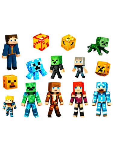 sprites,voxels,halloween icons,shaders,game characters,voxel,ores,powerups,party icons,robot icon,set of icons,avatars,pixel cells,minigame,golems,biosamples icon,mobs,blockheads,icon set,collected game assets,Unique,Pixel,Pixel 03