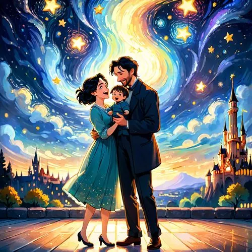 shanghai disney,estrelas,estrellas,disneyfied,the moon and the stars,the stars,Anime,Anime,Cartoon