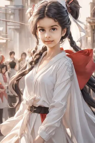 alita,hanbok,huayi,zhiyuan,little girl in wind,mamozai,hanfu,inuyasha,girl in a historic way,mulan,zhui,jianghua,netease,xiaoxi,japanese doll,xiaofei,miko,diaochan,wenxian,the japanese doll,Digital Art,Anime