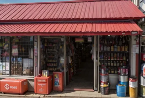 convenience store,village shop,minimarket,store,liquor store,general store,ovitt store,bond stores,roller shutter,e-gas station,store fronts,multistoreyed,shopkeeper,store front,watercolor shops,book 