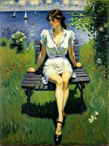 woman sitting,sandalow,girl on the boat,girl on the river,girl in the garden,girl sitting,kirienko,la violetta,kokoschka,fergusson,follieri,goncharova,farrant,mademoiselle,girl at the computer,feitelson,woman with ice-cream,whitmore,nijinska,girl in a long,Art,Artistic Painting,Artistic Painting 04