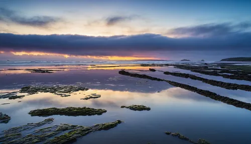 A last minute break in the day's heavy clouds created some stunning streaks of light in both sky & on land. We headed for Gwithian where I knew low tide would give me some opportunity for wonderful re