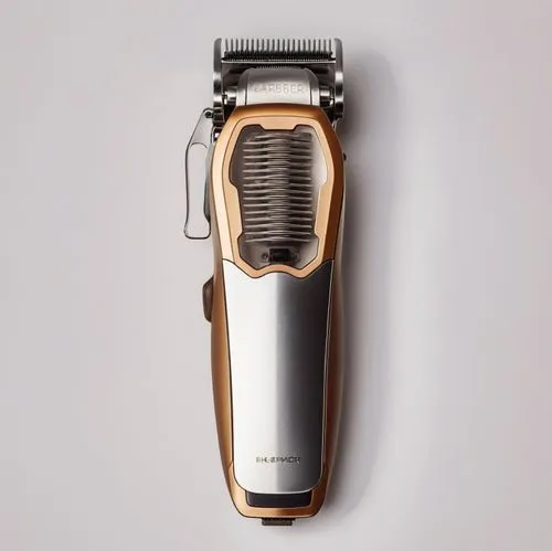 Barber Hair Clippers，Stylish appearance with a three-dimensional feel,a hair clipper with the comb off and blades cut,hairdryers,hairdryer,shavers,trimmer,comb,conair,Photography,General,Realistic