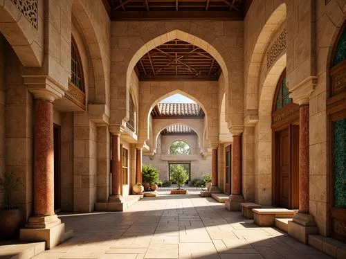 theed,inside courtyard,qasr al watan,king abdullah i mosque,arcaded,amanresorts,al nahyan grand mosque,alabaster mosque,umayyad palace,khaneh,courtyards,persian architecture,courtyard,hassan 2 mosque,caravanserai,caravanserais,the hassan ii mosque,quasr al-kharana,riad,archways