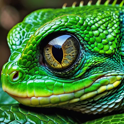 green iguana,emerald lizard,green lizard,green crested lizard,european green lizard,beautiful chameleon,crocodile eye,ring-tailed iguana,reptile,chameleon,green frog,morelia viridis,green snake,reptiles,panther chameleon,meller's chameleon,green mamba,common chameleon,eastern water dragon,green tree snake,Photography,General,Realistic