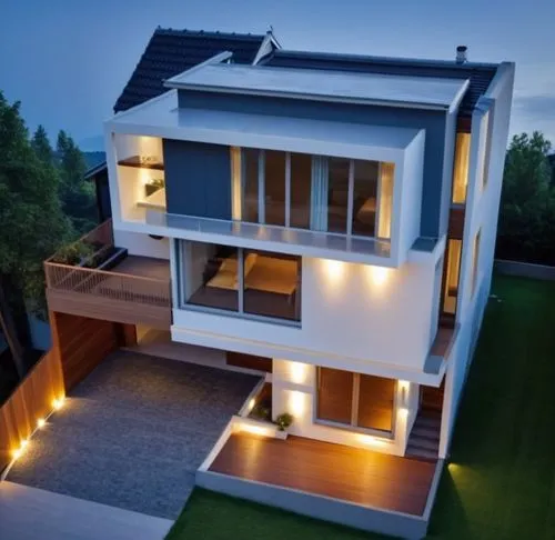 modern house,modern architecture,cube house,cubic house,electrohome,homebuilding,Photography,General,Realistic