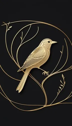 an ornamental bird,bird illustration,ornamental bird,gold foil art,birds gold,decoration bird,old world flycatcher,gold finch,flower and bird illustration,gold leaf,finch bird yellow,christmas gold foil,song bird,pipit,gold foil laurel,gold foil christmas,the finch,gold filigree,nocturnal bird,flycatcher,Illustration,Black and White,Black and White 04