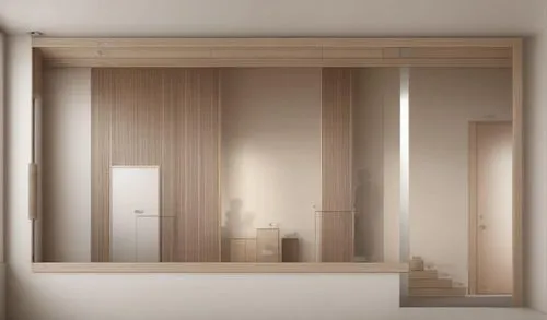 room divider,modern minimalist bathroom,shower door,bamboo curtain,wood mirror,sliding door,bathroom cabinet,walk-in closet,japanese-style room,shower panel,window blind,archidaily,hallway space,hinge