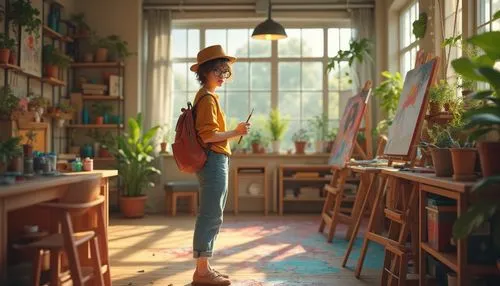 arrietty,girl in the kitchen,morning light,ikebana,girl studying,tadashi,house painting,flower painting,studio ghibli,house plants,frame flora,blender,sylvania,painting technique,emara,houseplants,vase,pencil frame,apartment,dandelion hall,Photography,General,Realistic