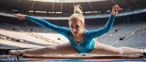 artistic gymnastics,ball (rhythmic gymnastics),floor exercise,rhythmic gymnastics,vault (gymnastics),ribbon (rhythmic gymnastics),rope (rhythmic gymnastics),hoop (rhythmic gymnastics),gymnastics,tumbling (gymnastics),pommel horse,gymnast,figure skating,cirque du soleil,equal-arm balance,flip (acrobatic),do gymnastics,sports dance,splits,girl upside down,Illustration,Japanese style,Japanese Style 12