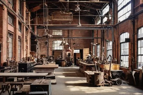 factory hall,maschinenfabrik,old factory,waggonfabrik,industrial hall,manufactory,old factory building,mittelwerk,abandoned factory,sewing factory,workbenches,zollverein,empty factory,bayernwerk,cooperage,foundry,distillery,fabrik,tannery,interior view,Illustration,Children,Children 04