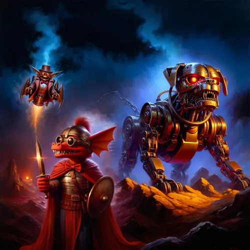 guards of the canyon,eternia,kommandos,kobolds,goblins,vakama